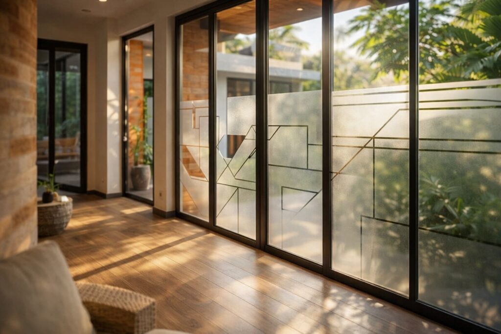 sticker sandblast cutting